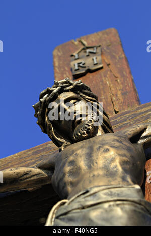 Christus am Kreuz Stockfoto