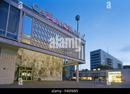 Cafe Moskau, Berlin, Deutschland Stockfoto