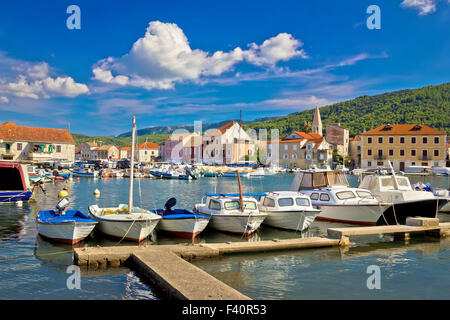 Stari Grad auf Hvar Insel Stockfoto