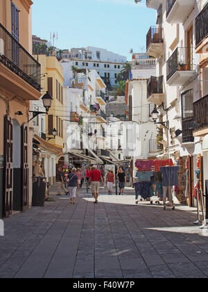 Stadt von Ibiza Stockfoto