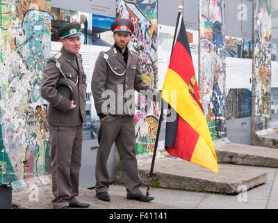 Wand in Berlin. Stockfoto