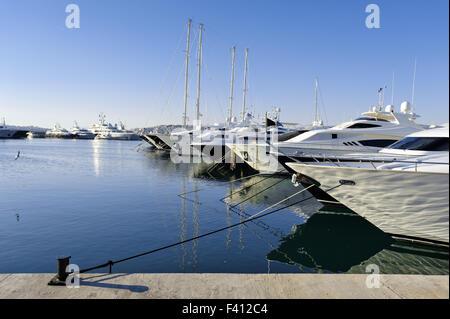 Marina in Paleo Faliro, Athen, Griechenland Stockfoto