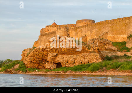 Alte Festung in der Stadt Bilhorod-Dnistrovski Stockfoto