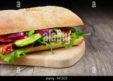 Hausgemachte leckere sandwich Stockfoto