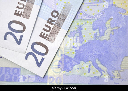 Euro-Banknoten Stockfoto