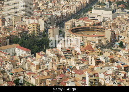 Stierkampfarena im Zentrum Stadt, Alicante, Spanien Stockfoto