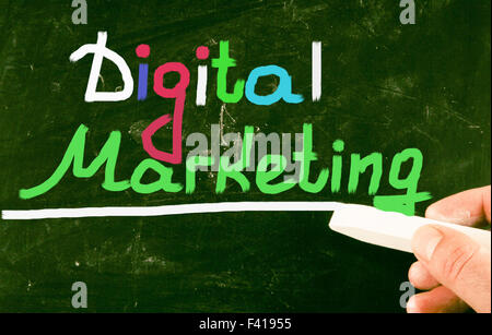 digitales marketing Stockfoto