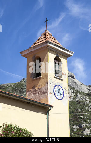 Church in Chiessi, Elba, Toskana, Italien Stockfoto