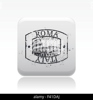 Vektor-Illustration der einzelnen Roma-Symbol Stockfoto