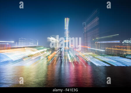 Zusammenfassung Hintergrund die Skyline der Stadt Stockfoto