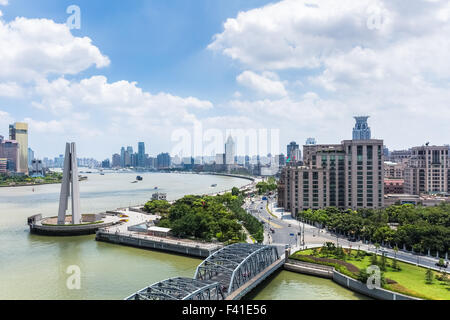 Stadtbild von shanghai in der Tageszeit Stockfoto