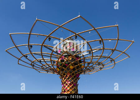 Baum des Lebens im Expo Mailand 2015 Stockfoto