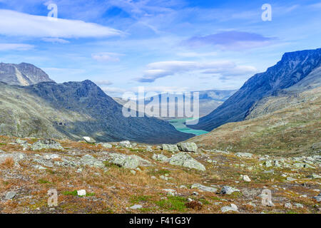 Besseggen-Grat im Jotunheimen Nationalpark Stockfoto