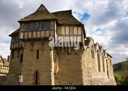 Großbritannien, England, Shropshire, Craven Arms, Stokesay Schloß Nordturm Stockfoto