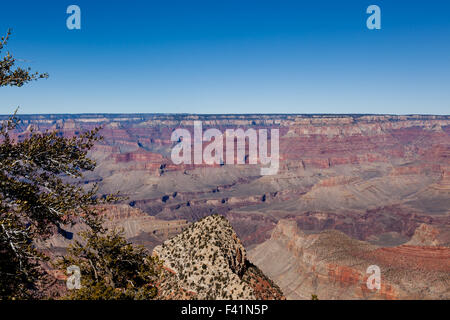 Schichten von bunten erodierten Sandstein am Nordrand des Grand CanyonNationalpark in Arizona. Stockfoto