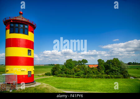 Leuchtturm Pilsum Stockfoto