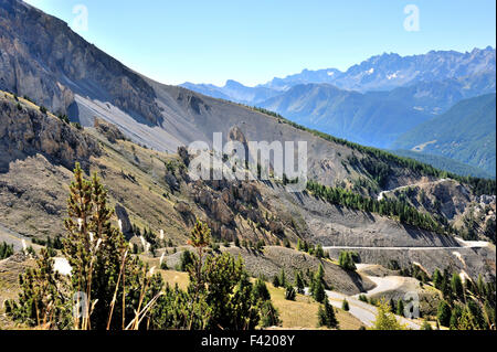 Casse Déserte, Wüste von Steinen in den französischen Alpen, Col d ' Izoard, Französische Alpen, Frankreich, Französische Alpen, Frankreich Stockfoto