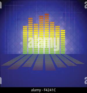 moderne equalizer Stockfoto
