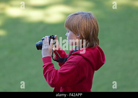 Porträt eines jungen Mannes fotografieren Stockfoto