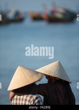 Mũi Né Fischerdorf, Bình Thuận Provinz, Vietnam Stockfoto