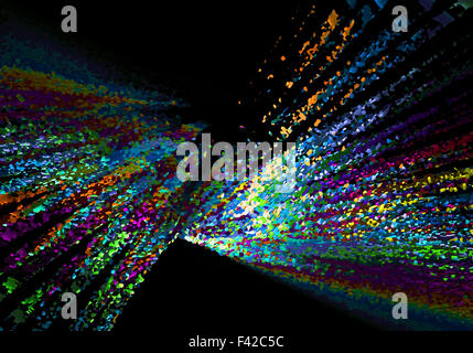 Bunte Low-Poly dreieckigen Hintergrund Stockfoto