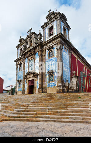 Kirche in Porto Stockfoto