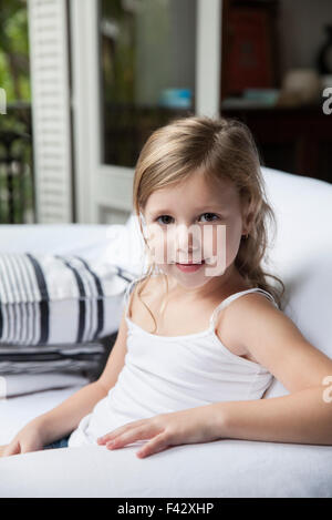 Kleines Mädchen, Porträt Stockfoto