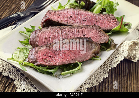 Gegrilltes Rindersteak Stockfoto