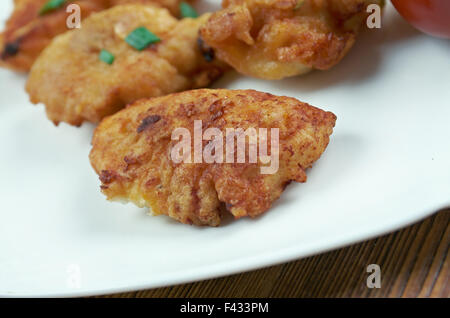 Buffalo Popcorn Chicken Stockfoto