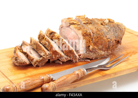 Kalten gebackenes Schweinefleisch. Stockfoto