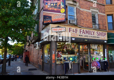 Chassidischen jüdischen Lebens im Borough Park, Brooklyn, New York, USA Stockfoto