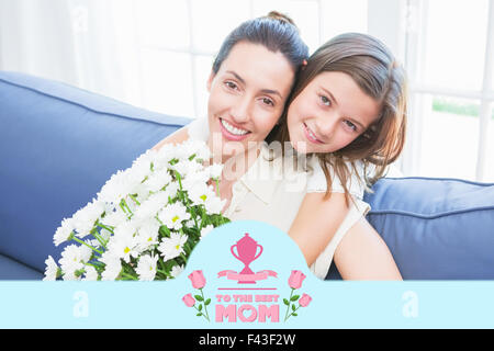 Zusammengesetztes Bild der Mütter Tag Gruß Stockfoto