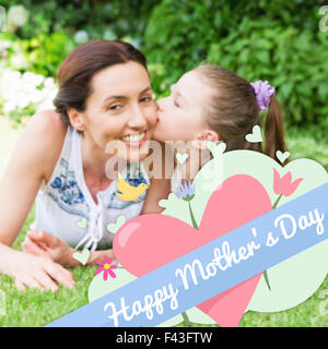 Zusammengesetztes Bild der Mütter Tag Gruß Stockfoto