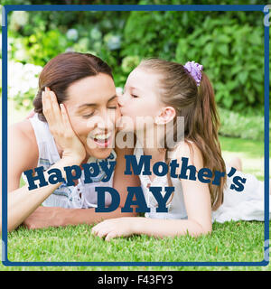Zusammengesetztes Bild der Mütter Tag Gruß Stockfoto