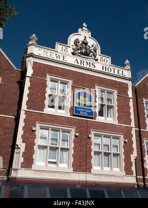 Best western anmelden Crewe Arms Hotel Crewe Cheshire UK Stockfoto