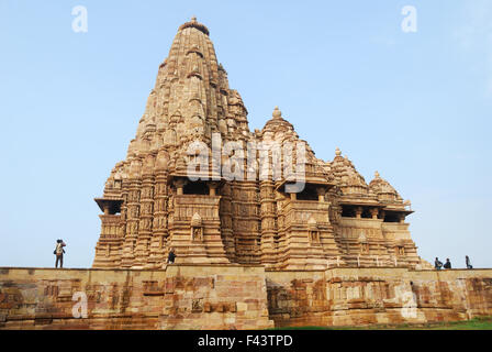 Kandariya Mahadev Tempel westlichen Gruppe der Tempel Khajuraho Indien Stockfoto