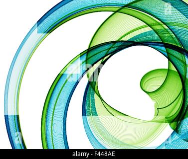 Farbige abstrakte Linien. Vektor-illustration Stock Vektor