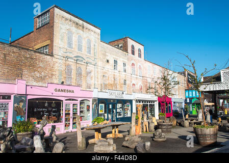 Gabriels Wharf, am Südufer der Themse, London Stockfoto