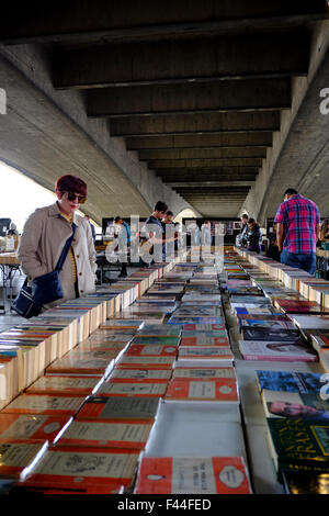 Southbank Centre Buchmarkt Stockfoto