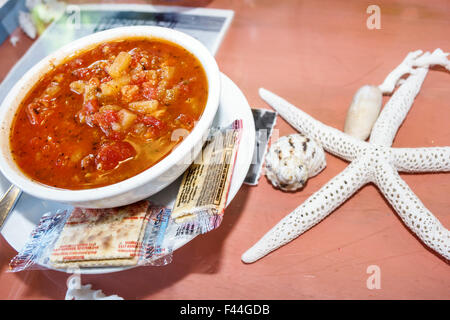 Florida Keys, Highway Route 1 Overseas Highway, Key Largo, Mrs Mac's Kitchen II 2, Restaurant Restaurants Essen Essen Essen Essen Essen gehen Cafe Cafés Bistro, Interi Stockfoto