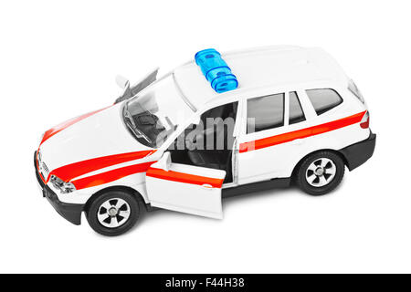 Spielzeug-Polizei-Auto Stockfoto
