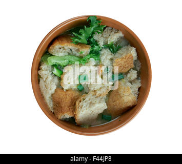 Brotsuppe Stockfoto