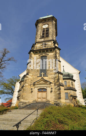 Kirche-Stolpen Stockfoto