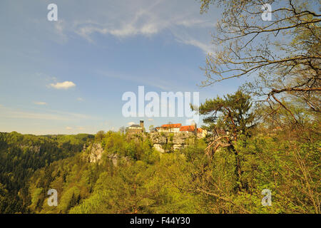 Burg Hohnstein Stockfoto