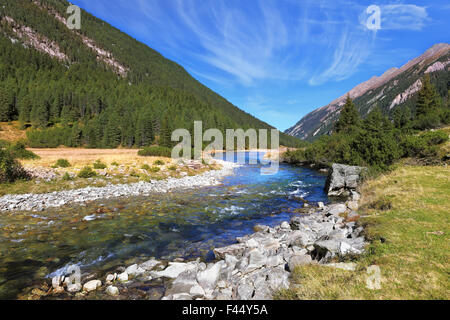 Quellgebiet der Wasserfälle Stockfoto