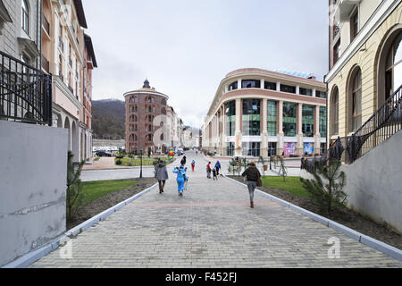 Gorky-Gorod-Resort in Esto-Sadok Stockfoto