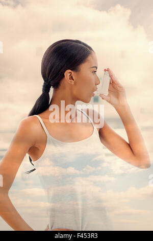 Zusammengesetztes Bild des Himmels Stockfoto