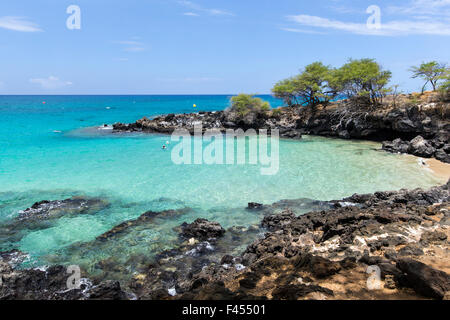 Weltberühmte Hapuna Beach, Kohala Coast, Hawaii, USA Stockfoto