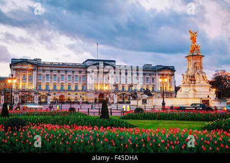 Der Buckingham Palace in London, Großbritannien Stockfoto