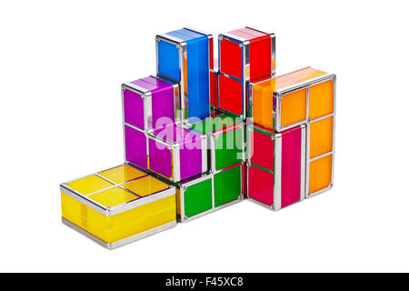 Tetris-Bauklötze Stockfoto